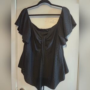 Elegant Black Women's Top